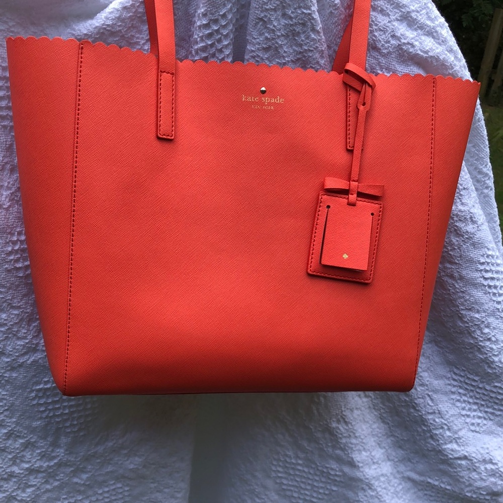 Kate Spade Coral Tote - Picture 1 of 17